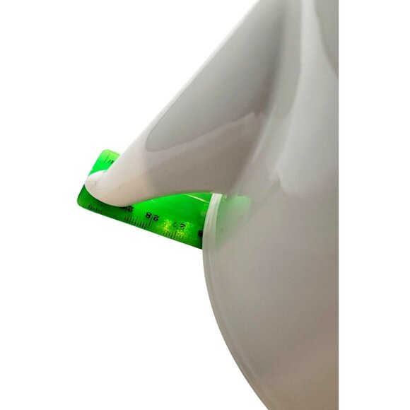 Vintage Minimalist White Teapot Copco Sam Lebowitz Ceramic Design 1983 Korea - Picture 14 of 15